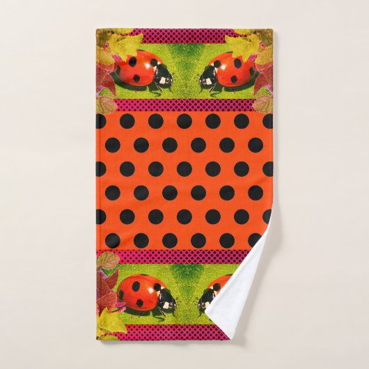 Pois Ladybug (Serviette à main)