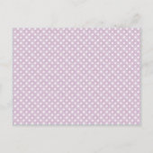 Pois Lilac/Brown ・ Faire-part bébé (Dos)