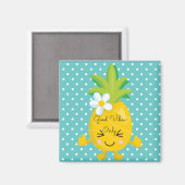 Pois mignon et aimant à l'ananas (Recto/Verso)