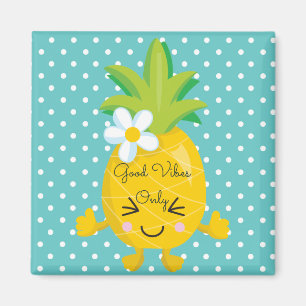 Pois mignon et aimant à l'ananas