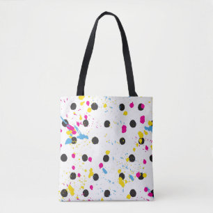 Pois multi couleur simple élégant sac Fourre-tout