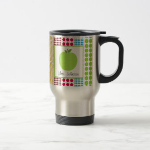 Pois multicolore d'Apple de vert de tasse de