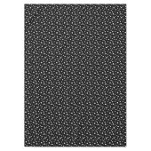Pois noir et blanc de la nappe "60x84" (Devant)