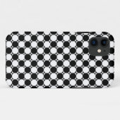 Pois noir et blanc iPhone 5 Coque (Dos (Horizontal))