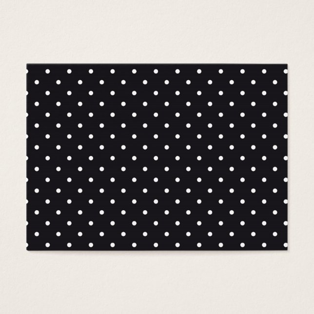 Pois noirs blancs (Devant)