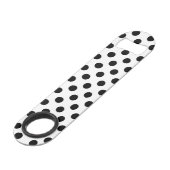 Pois noirs en blanc (Dos Angle)
