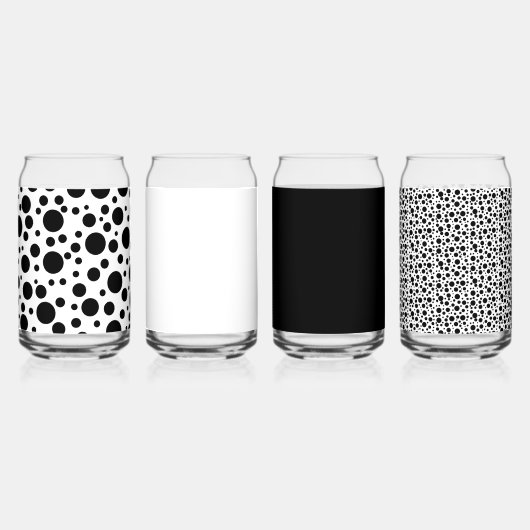 Pois noirs en blanc | (Recto)