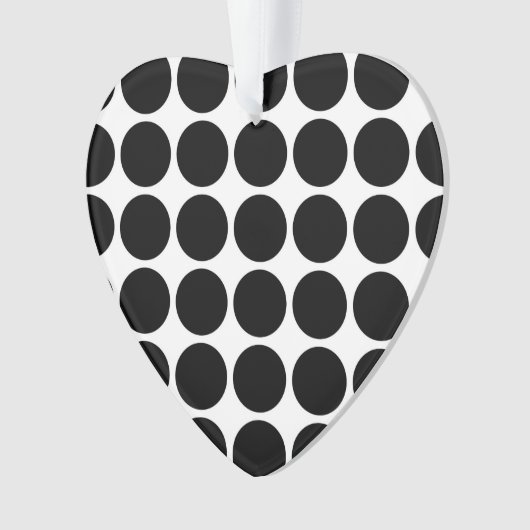 Pois noirs en blanc (devant)