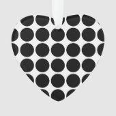 Pois noirs en blanc (devant)