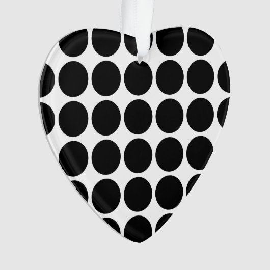 Pois noirs en blanc (devant)