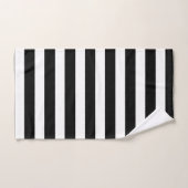 Pois noirs et blancs modernes (Serviette à main)