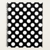 Pois noirs et blancs, Motif Polka (Devant)