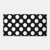 Pois noirs et blancs, Motif Polka (Recto)
