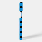 Pois noirs sur bleu ciel (Côté droit)