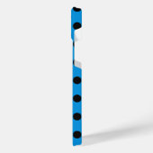 Pois noirs sur bleu ciel (Côté gauche)