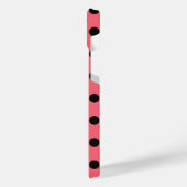 Pois noirs sur corail (Côté gauche)