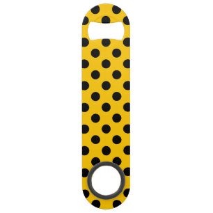 Pois noirs sur jaune
