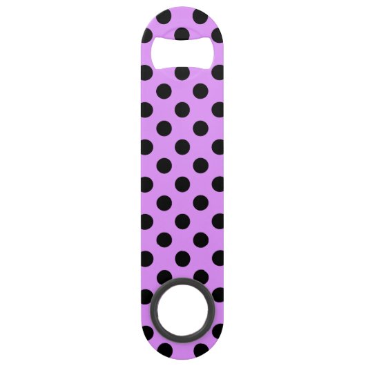 Pois noirs sur lilas (Devant)