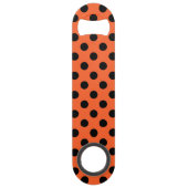 Pois noirs sur orange (Dos)