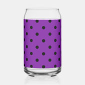 Pois noirs sur violet violet (Recto)
