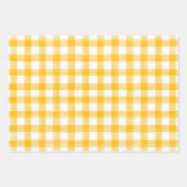 Pois orange Aquarelle En vichy Papier (Devant)