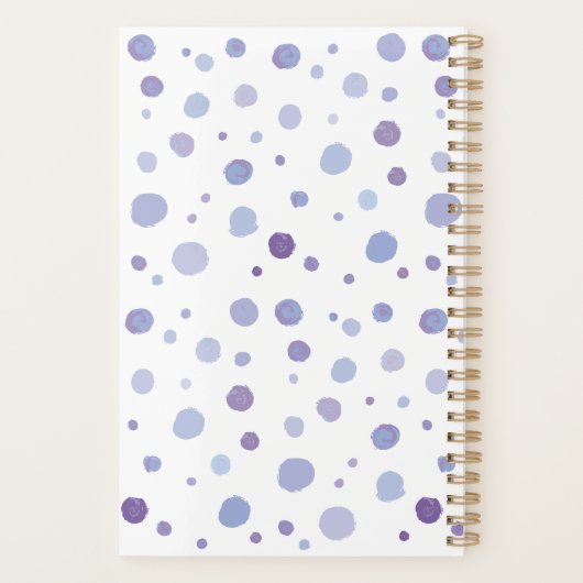 pois peint à la main (Dos)