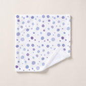 pois peint à la main (Gant de toilette)