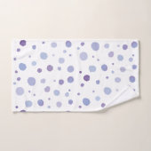 pois peint à la main (Serviette à main)