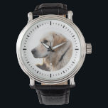 Pois photo personnalisé minimaliste de conservatio<br><div class="desc">Un merveilleux souvenir d'un chien bien-aimé : cette simple montre photo minimaliste moderne et personnalisée est un cadeau idéal pour tout amoureux des animaux de compagnie. Un doux saké pour les années à venir.</div>