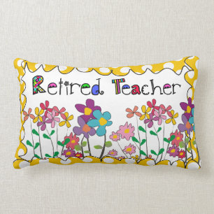 Pois retiré de coussin de professeur floral
