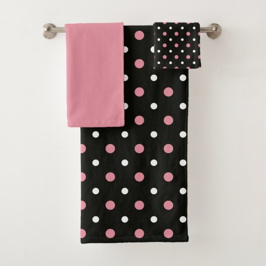 Pois rose blanc et noir (En situation)