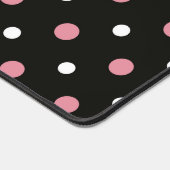 Pois rose blanc et noir (Coin)