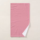 Pois rose blanc et noir (Serviette à main)