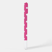 Pois rose et blanc féminin élégant (Côté droit)