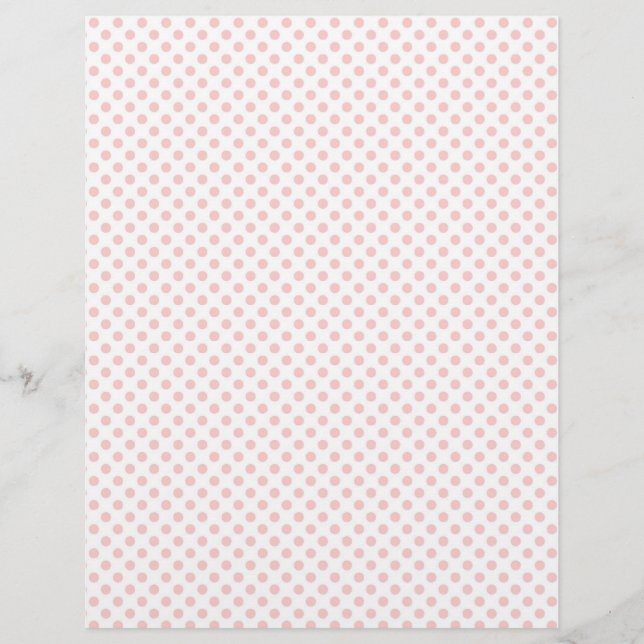 Pois rose point scrapbook conception papier (Devant)