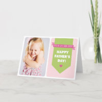 Pois roses mignons | Carte Fête des pères photo