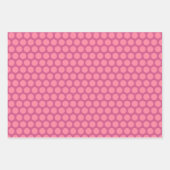 Pois Roses Points Rayures Papier Enveloppant (Devant 3)