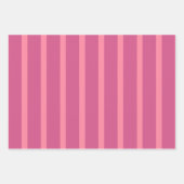 Pois Roses Points Rayures Papier Enveloppant (Devant 2)