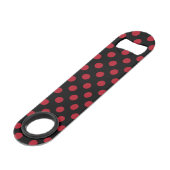 Pois rouge et noir (Devant angulaire)
