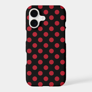 Pois rouge et noir