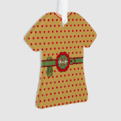 Pois rouges Belge Golden Figurine Noël (devant)