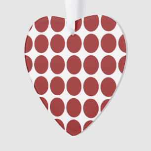 Pois rouges en blanc