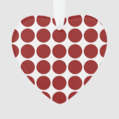 Pois rouges en blanc (devant)