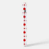 Pois rouges, Motif à points polka, points, pointil (Côté gauche)