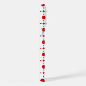Pois rouges, Motif à points polka, points, pointil (Côté droit)