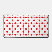 Pois rouges, Motif à points polka, points, pointil (Recto)