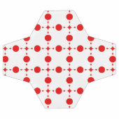 Pois rouges, Motif à points polka, points, pointil (Plat)