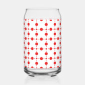 Pois rouges, Motif à points polka, points, pointil (Verso)