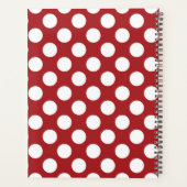 Pois rouges, Motif à points polka, points, pointil (Dos)