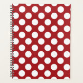 Pois rouges, Motif à points polka, points, pointil (Devant)